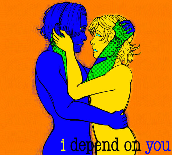 (basic style ☆ half + flat + 1 extra character + simple background - $26.25)